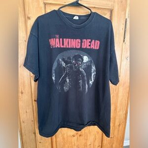 Walking Dead Black Short Sleeve Tee Delta Pro Weight Suxe 2XL Grunge Goth